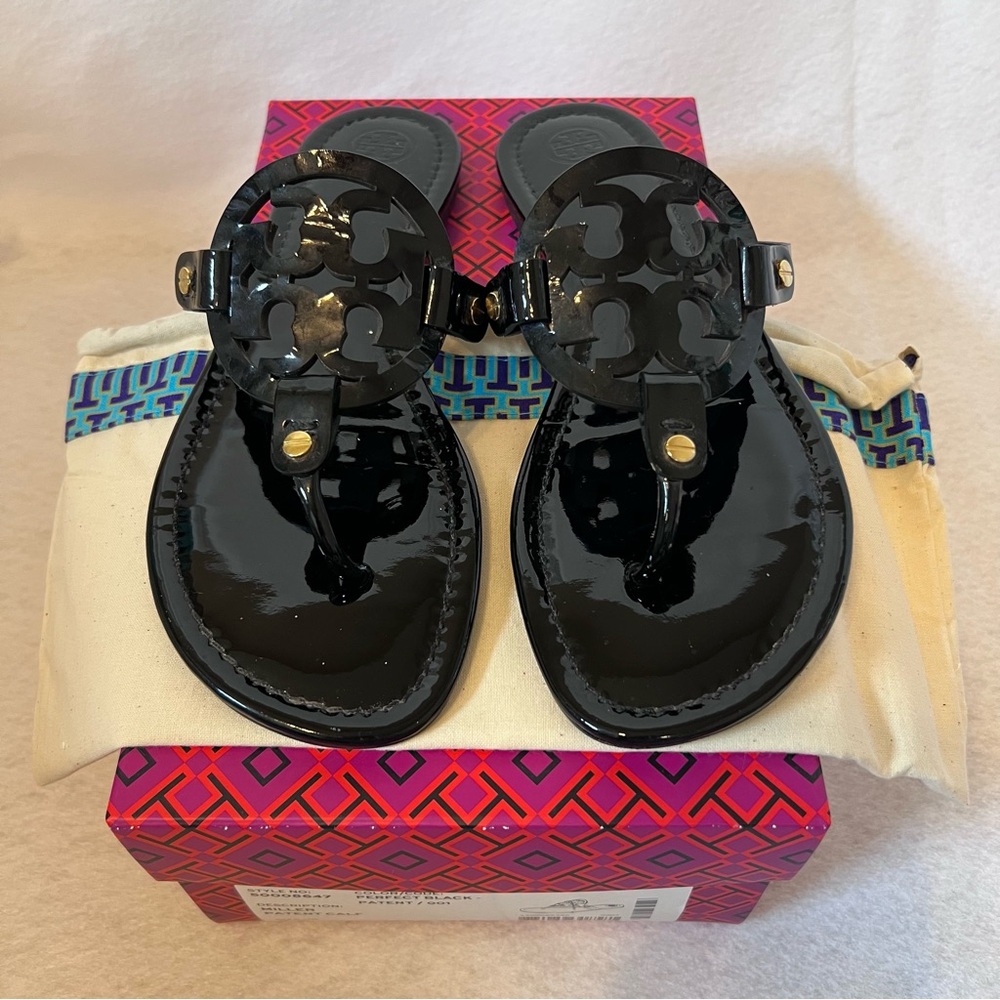 Tory Burch Miller Patent Calf Sandal